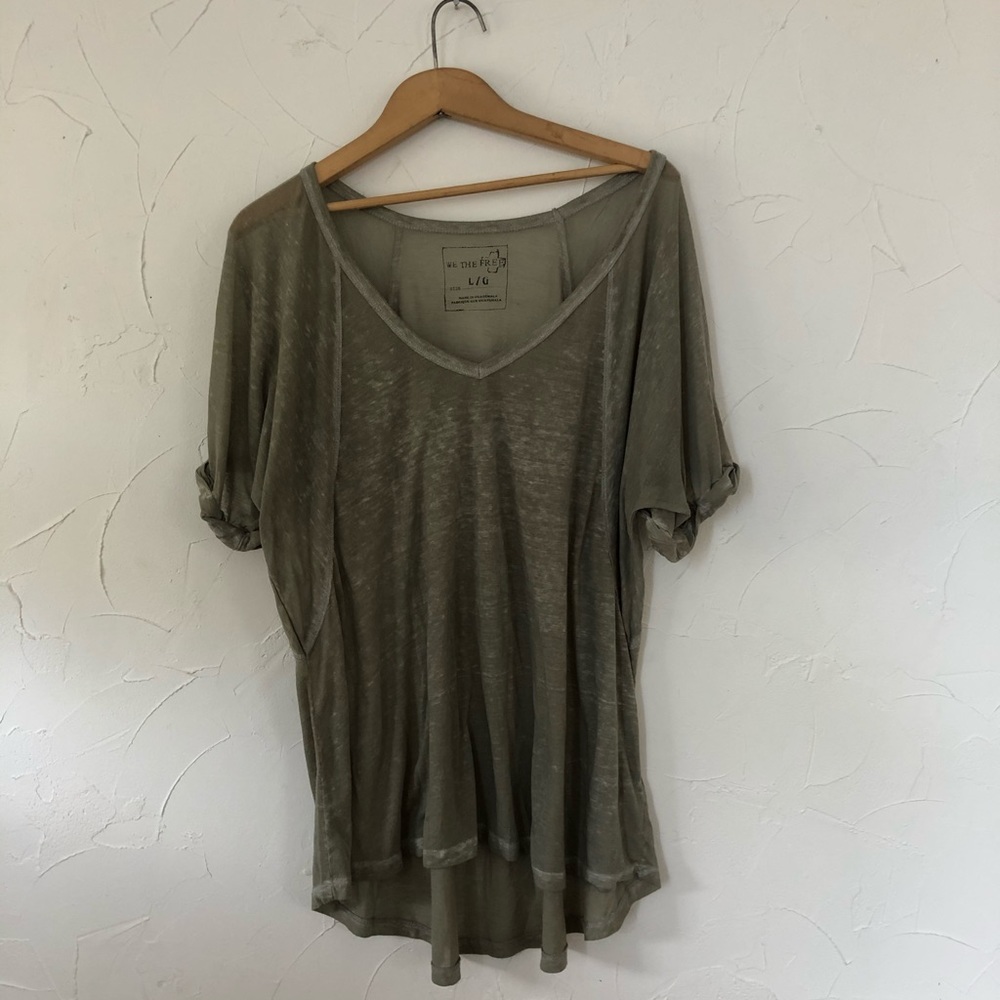 Free People Burnout Tee